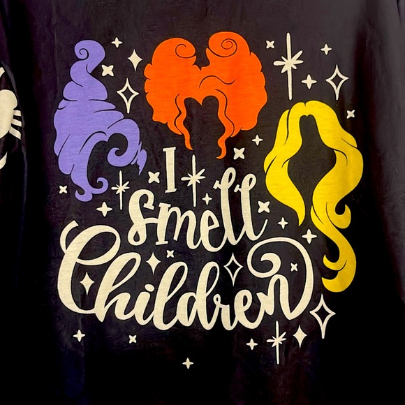 “I Smell Children” woman’s black long-sleeve sweatshirt - fits M-Lg (see sizing) - Picture 2 of 5